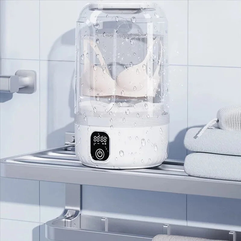 Portable Washing Machine Small Washing Machine Portable Deep Clean Laundry Tool Clothes Cleaner for Socks Portable Laundry Cup