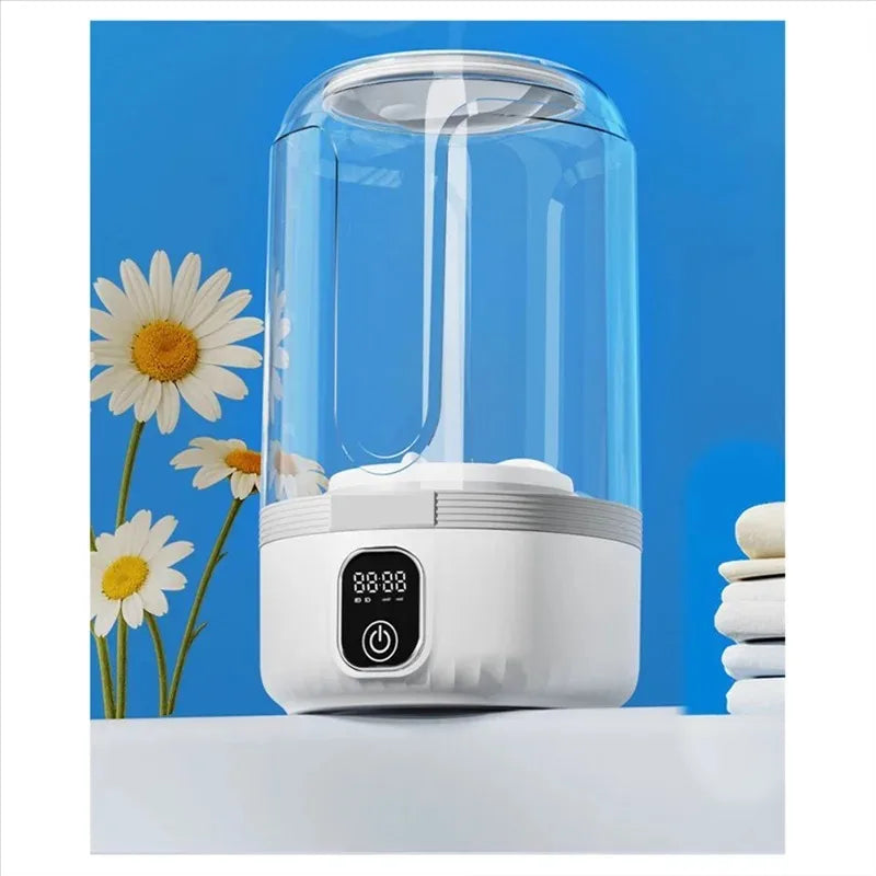 Portable Washing Machine Small Washing Machine Portable Deep Clean Laundry Tool Clothes Cleaner for Socks Portable Laundry Cup
