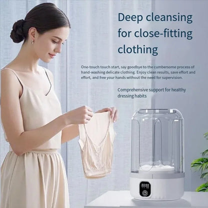 Portable Washing Machine Small Washing Machine Portable Deep Clean Laundry Tool Clothes Cleaner for Socks Portable Laundry Cup